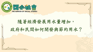 隨著經濟發展用水量增加，政府和民間如何開發與節約用水？縮圖