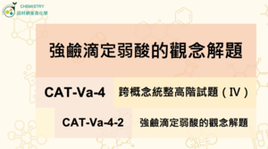 CAT-Va-4-2 強鹼滴定弱酸的觀念解題縮圖