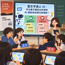 當文字遇上 AI：作文應不應該允許使用 AI 輔助修改病句與修辭？縮圖