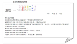 認識枋寮漁港-漁港情事古今談學習單